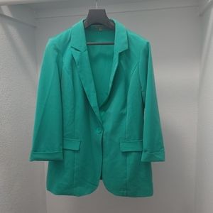 Charlotte Russe XL Teal Blazer